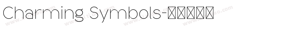 Charming Symbols字体转换